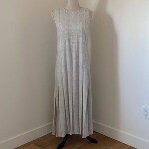 COS Black and White Sleeveless Maxi Dress